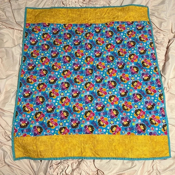 Dora The Explorer  Handmade Quilt - Picture 1 of 3